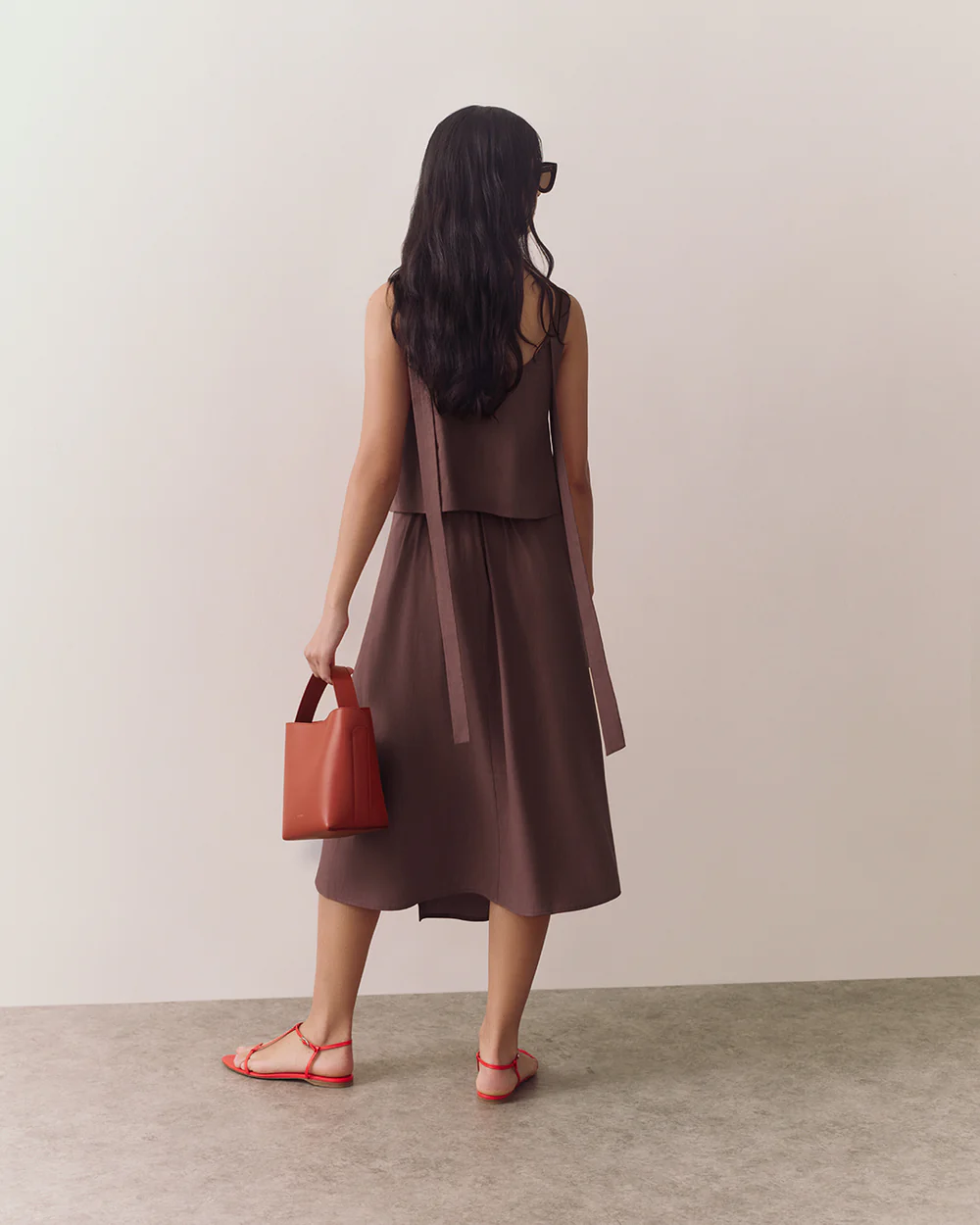 The Khaadi Tank in Brown