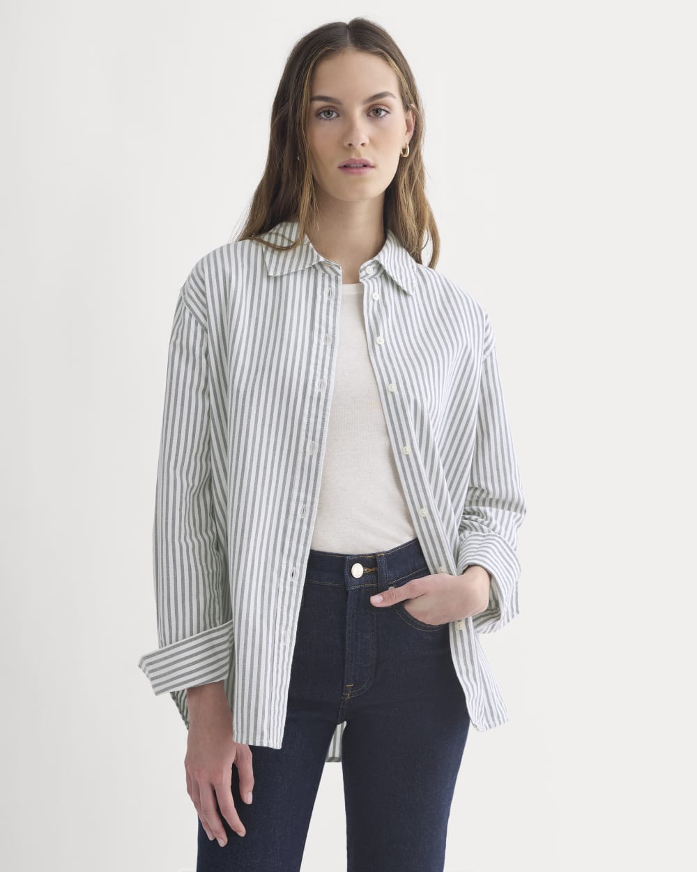 The Striped Oxford shirt