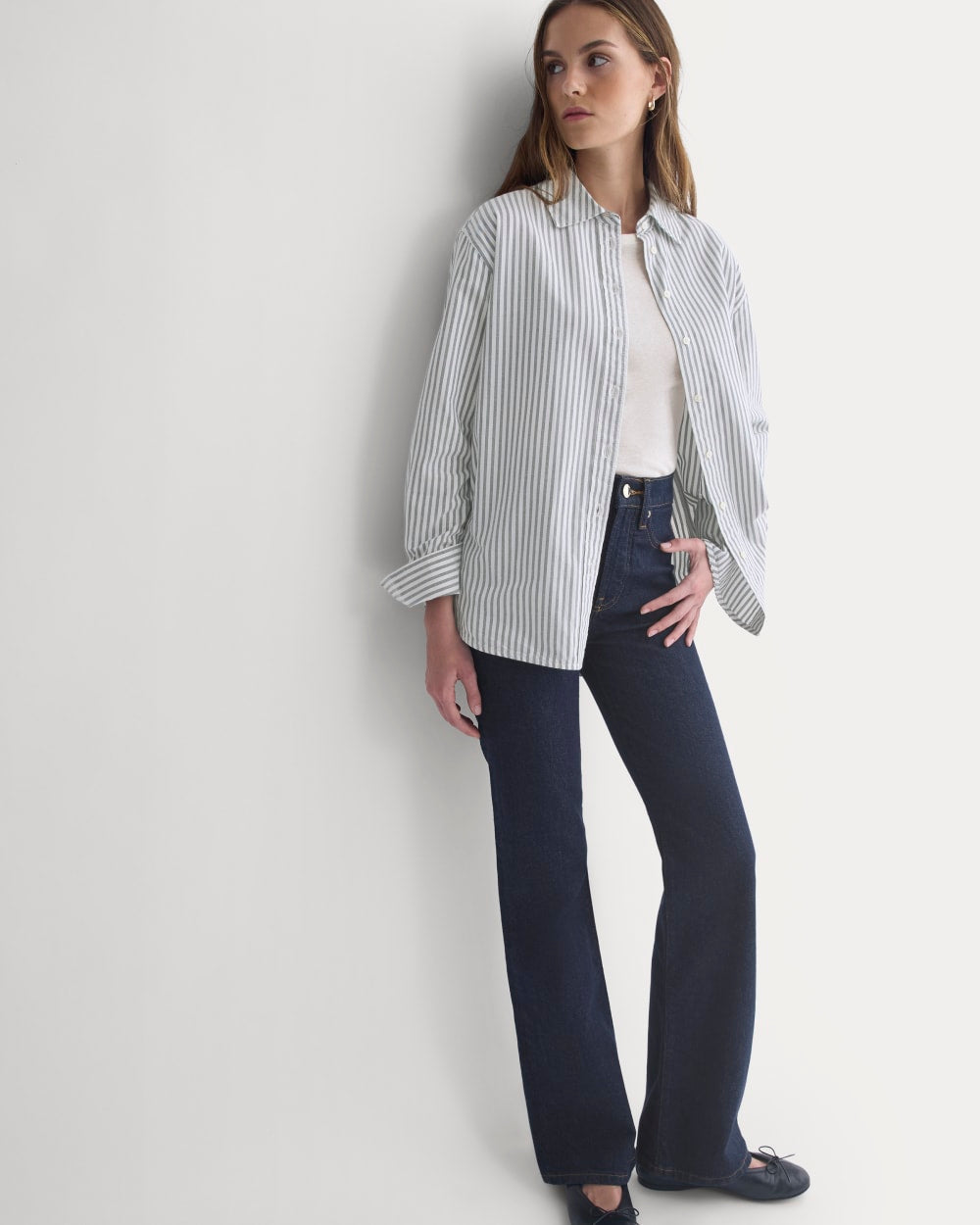 The Striped Oxford shirt