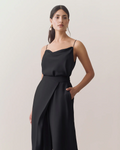 The Summer Tapered Camisole in Black