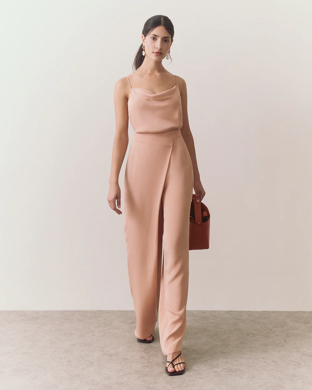 The Summer Tapered Camisole in Peach